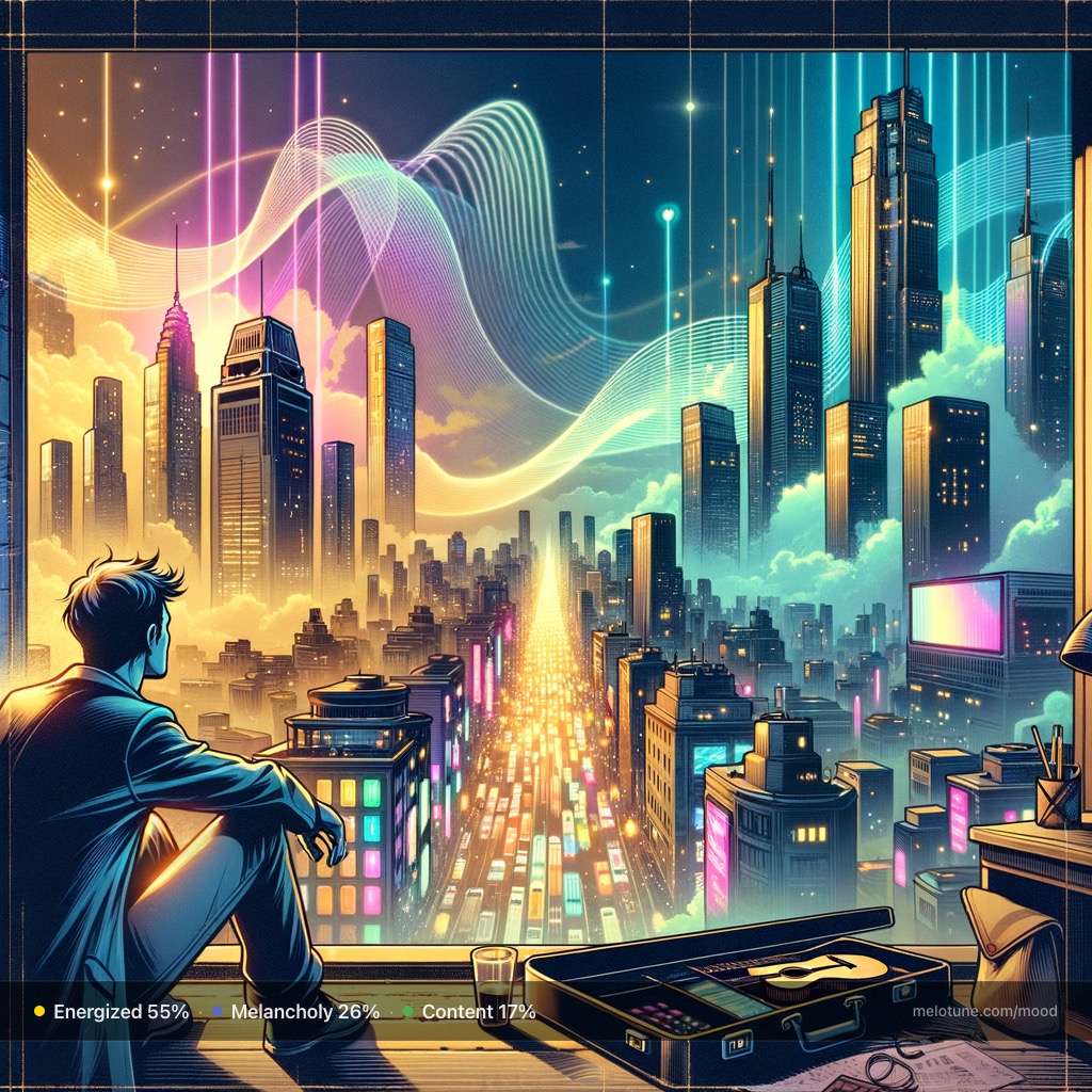 AI-generated Mood Portrait