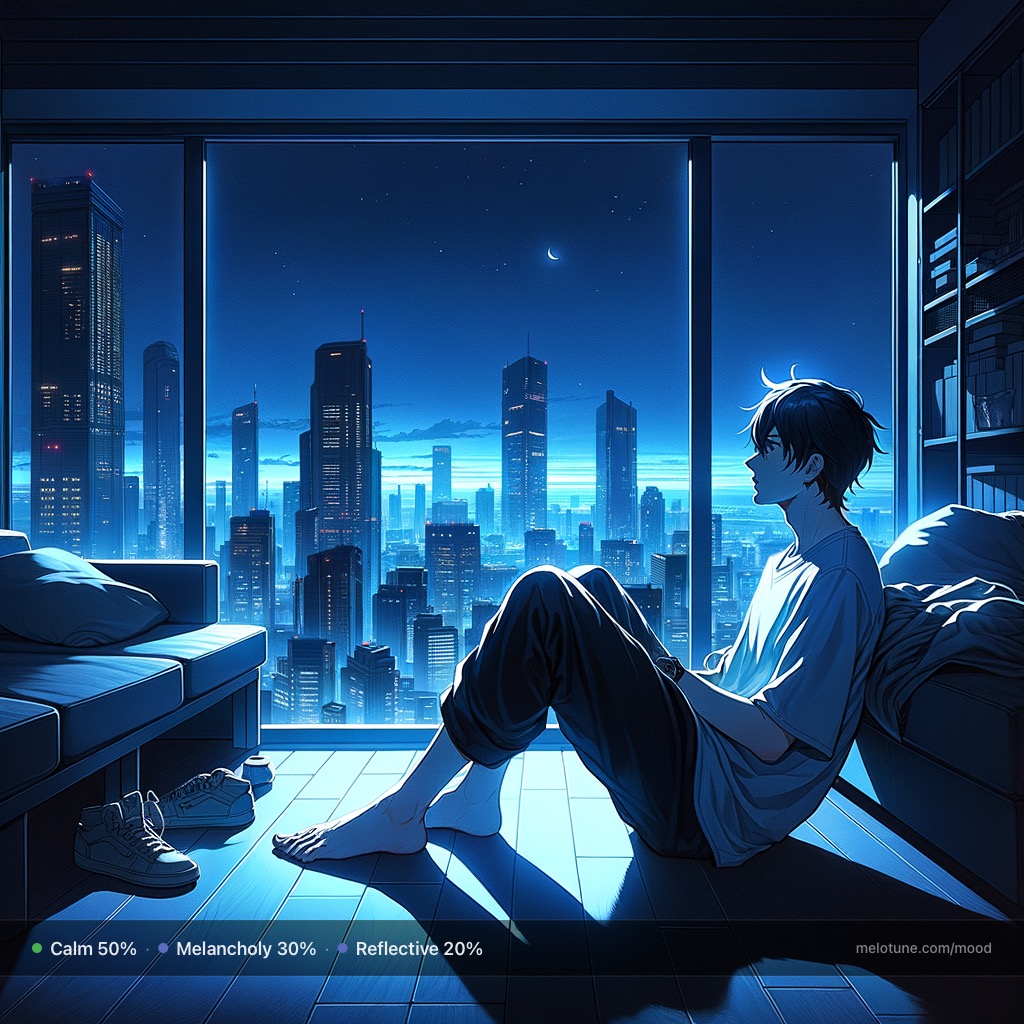 AI-generated Mood Portrait