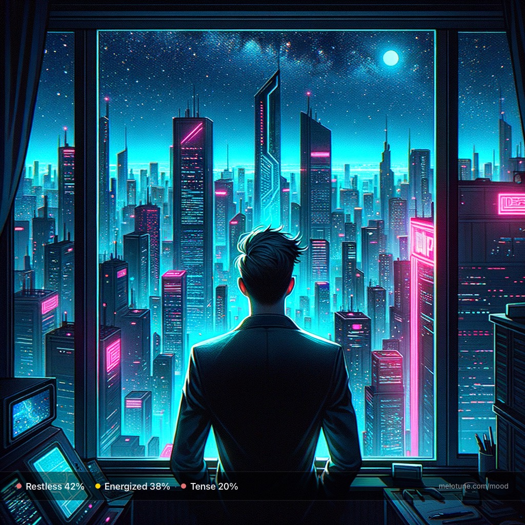 Urban Pulse mood portrait variation